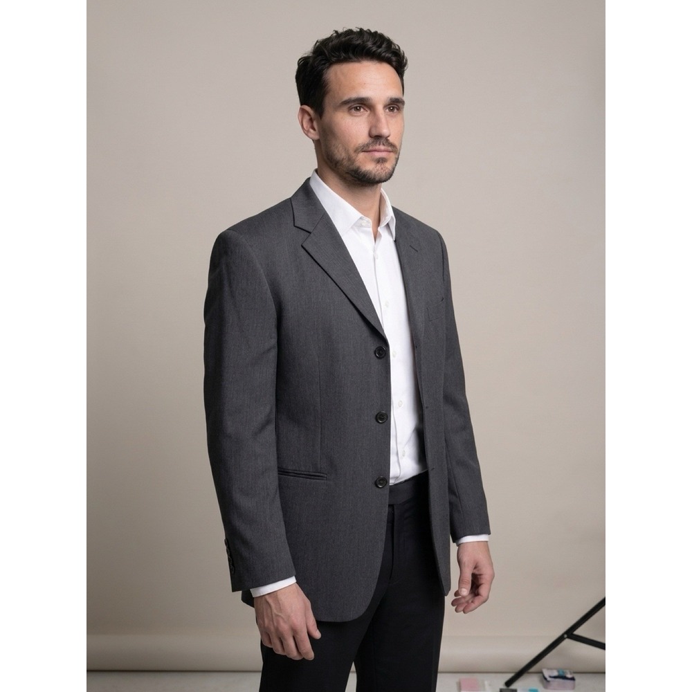 NN-1-7/ Vintage Hugo Boss Stretch Formal Suit 3 Piece Style Size 40 R